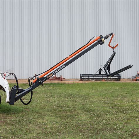 truss lift skid steer|telescoping hydraulic truss boom.